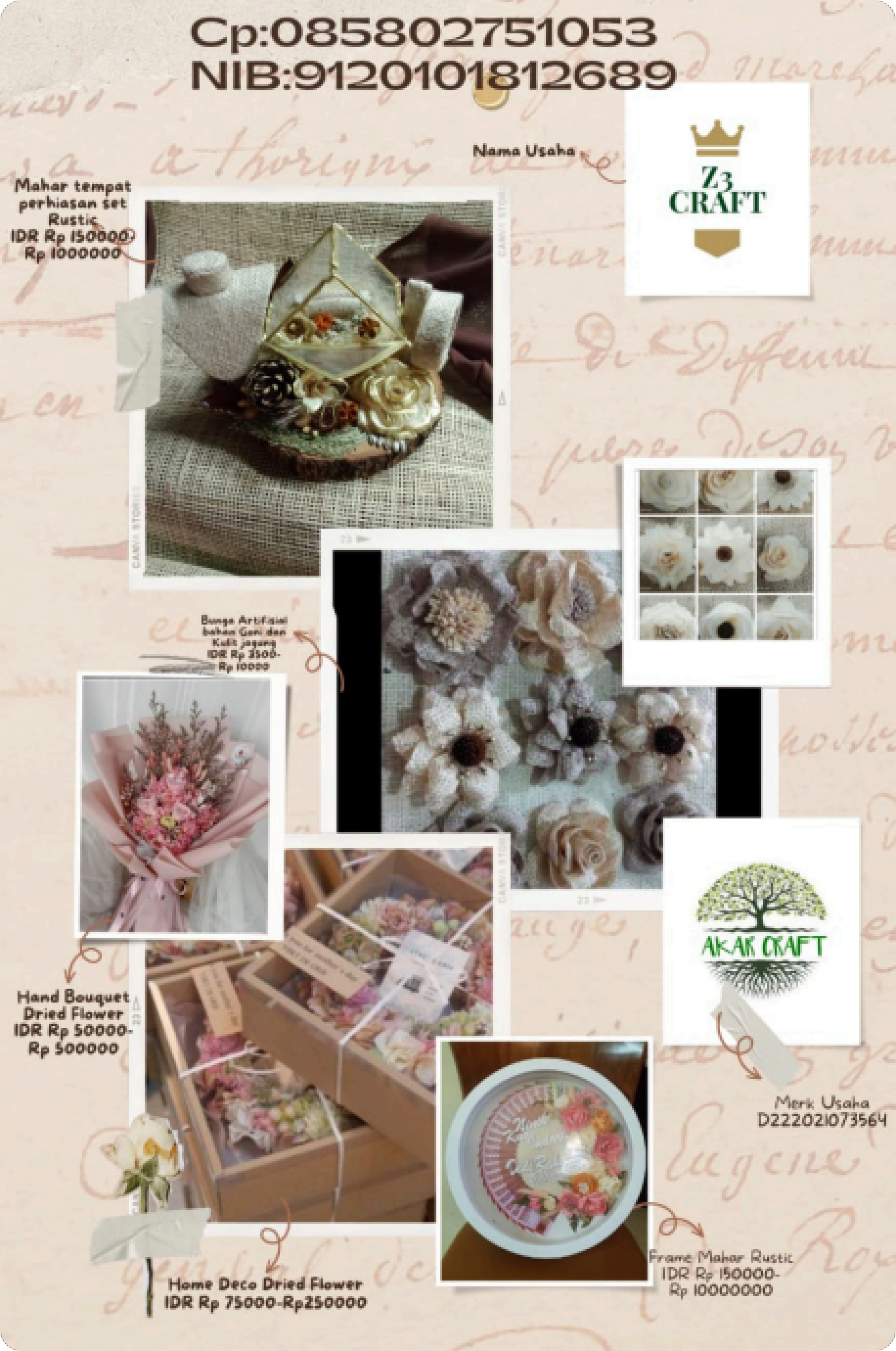 Home Deco Dried Flower